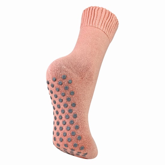 Damen Extra Breite Winterbett-Socken mit Noppen | Rutschfeste Thermo-Schlafsocken - Image 3