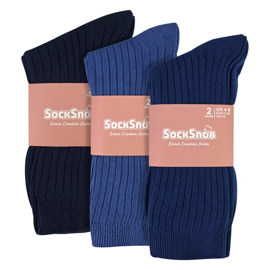 Damen 6er-Pack 100% Baumwolle atmungsaktive weiche Socken - Image 2