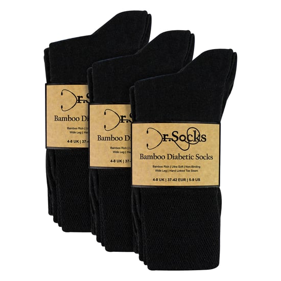 12 Paare Damen Bambus Diabetikersocken | Weiche, nicht einengende Komfortsocken - Image 2