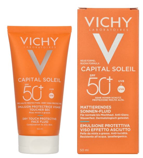 Vichy Ideal Soleil SPF50 Gesichts-Emulsion Trockenes Gefühl 50 ml - Image 1