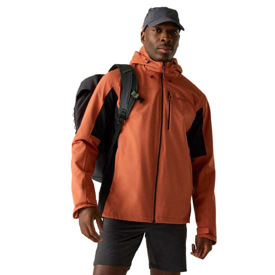 Regatta - "Birchdale II" Jacke, wasserfest für Herren (Ziegelstein/Schwarz) - Image 4