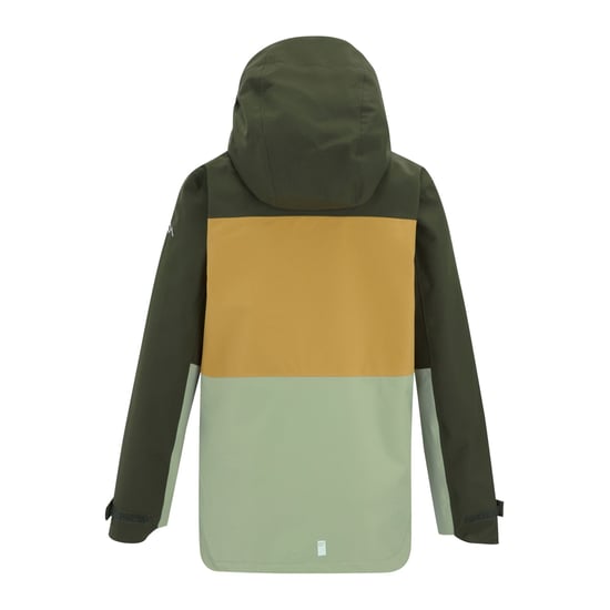 Regatta - "Highton" Jacke, wasserfest für Kinder (Dunkel-Khaki/Holzbraun/Leichter Salbei) - Image 2