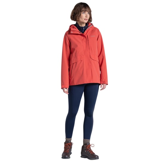 Craghoppers - "Caldbeck ll" Jacke, wasserfest für Damen (Kompottrot) - Image 4