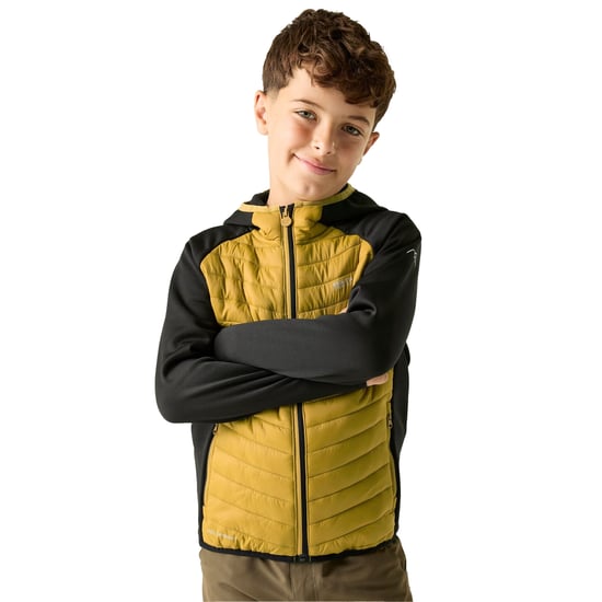 Regatta - "Andreson" Steppjacke für Kinder, Hybrid (Schwarz/Holzbraun) - Image 3