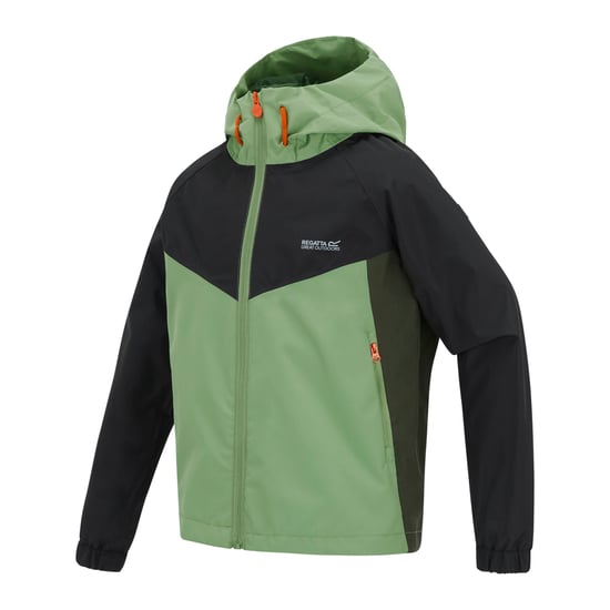 Regatta - "Hanleigh" Jacke, wasserfest für Kinder (Salbei/Schwarz/Dunkel-Khaki) - Image 3