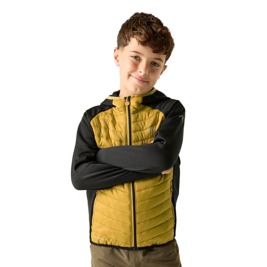 Regatta - "Andreson" Hybridjacke für Kinder (Schwarz/Holzbraun) - Image 4