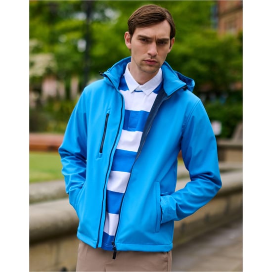 Regatta Professional - "Venturer" Kapuzenjacke für Herren, 3 Lagen, Softshell (Schwarz) - Image 1