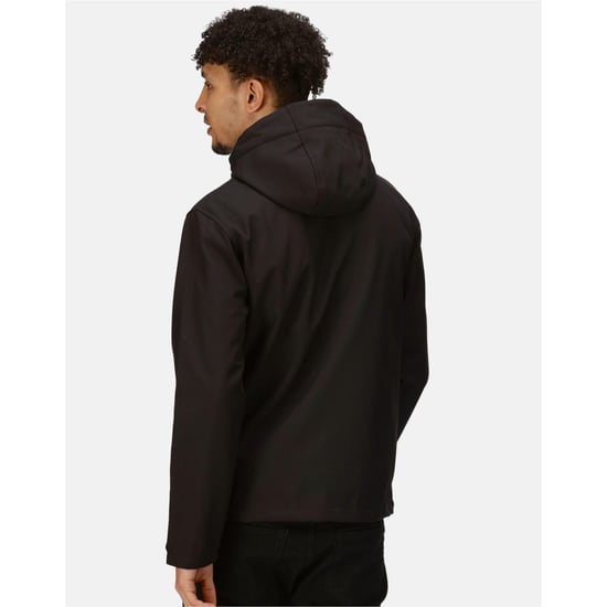 Regatta Professional - "Venturer" Kapuzenjacke für Herren, 3 Lagen, Softshell (Schwarz) - Image 5