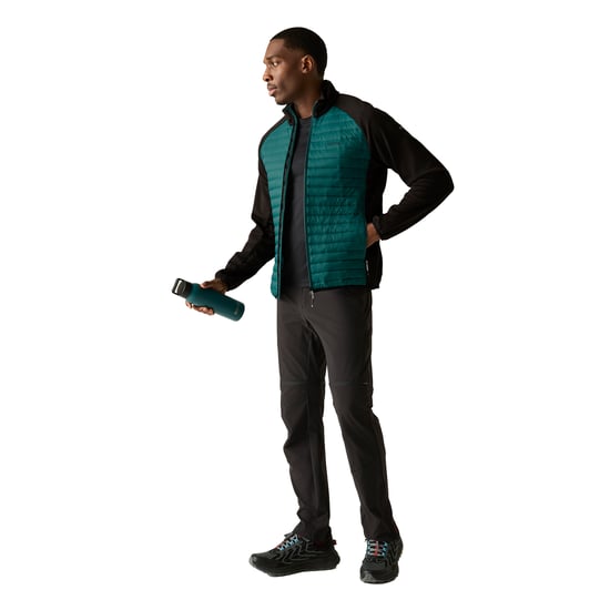 Regatta - "Clumber" Hybridjacke für Herren (Mittelmeergrün/Schwarz) - Image 5