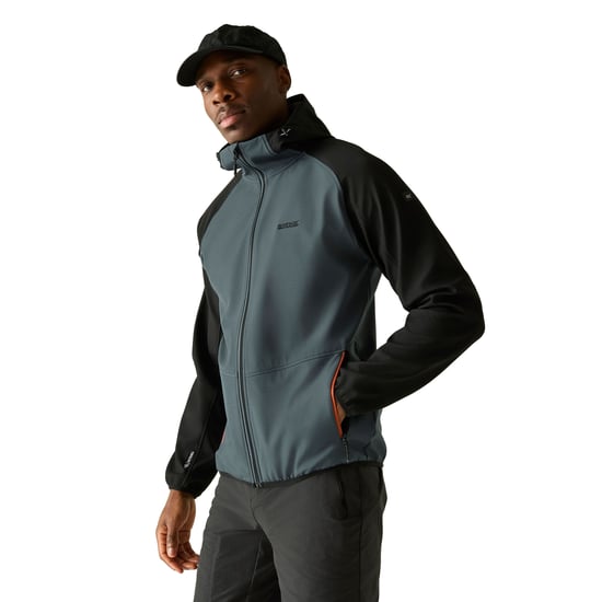 Regatta - "Arec III" Jacke für Herren (Dunkler Sturm/Schwarz/Ziegelstein) - Image 4