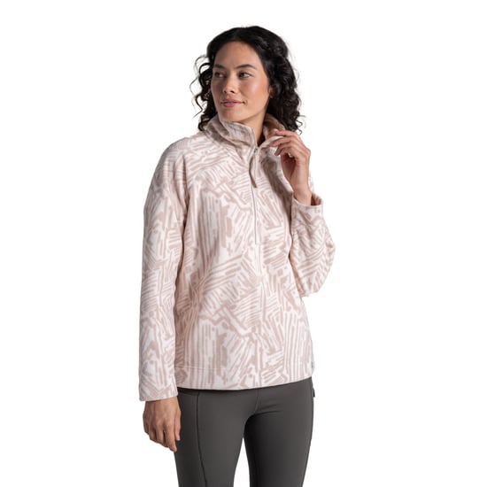 Craghoppers - "Annjela" Fleece-Oberteil für Damen, mit halbem Reißverschluss (Helles Pilz Beige) - Image 3