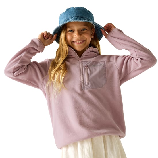 Regatta - "Frankie" Fleece-Oberteil für Kinder, mit halbem Reißverschluss (Puderlila) - Image 4