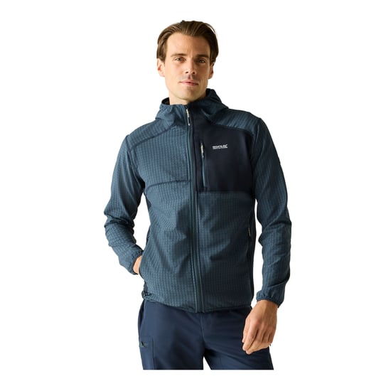 Regatta - "Alven" Fleecejacke für Herren, Durchgehender Reißverschluss (Nachthimmel/Marine) - Image 4