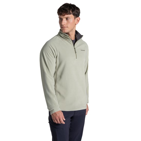 Craghoppers - "Corey VI" Fleece-Oberteil, mit halbem Reißverschluss für Herren (Lorbeer-Grün) - Image 3