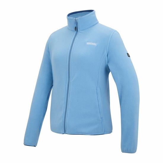 Regatta - "Clemence IV" Fleece Durchgehender Reißverschluss für Damen (gewaschenes Denim) - Image 3