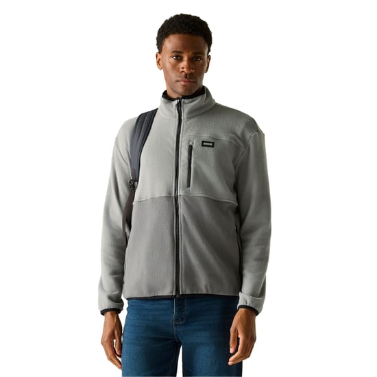 Regatta - "Frankie" Fleecejacke für Herren, Durchgehender Reißverschluss (Regenwetter/Bleigrau) - Image 4