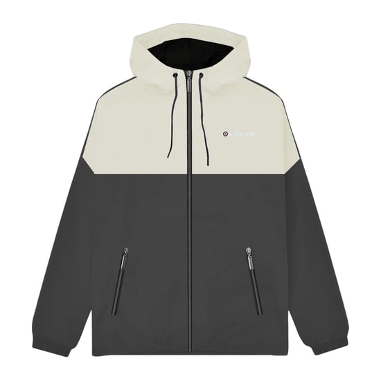 Lambretta - "SS26" Jacke für Herren, Kontrasteinsatz (Eisen/Silber) - Image 1