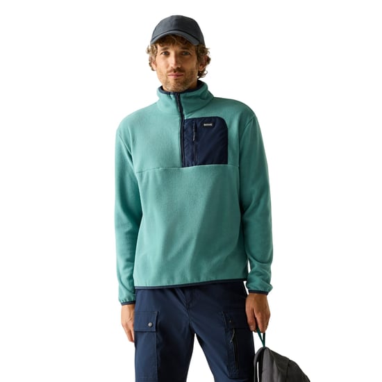 Regatta - "Frankie" Fleece-Oberteil für Herren, mit halbem Reißverschluss (Arktis/Marine) - Image 4