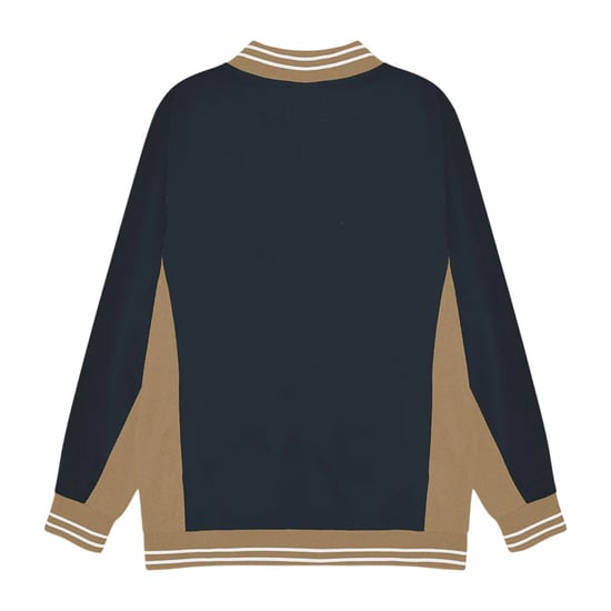 Lambretta - "Vintage" Jacke für Herren (Marine/Nussbraun/Weiß) - Image 2