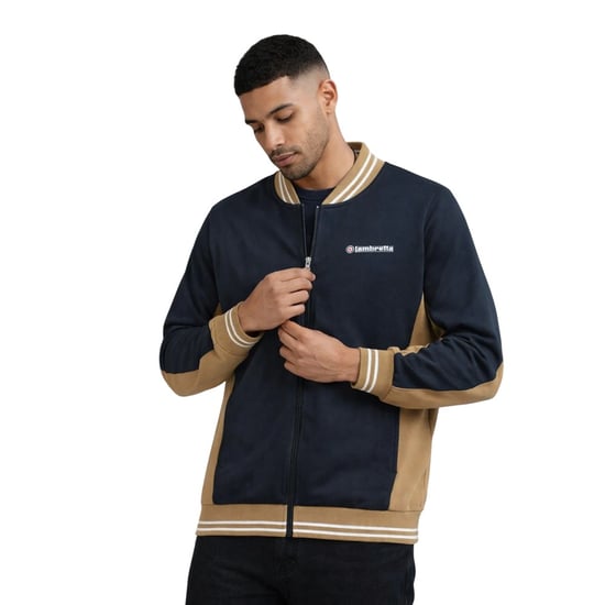 Lambretta - "Vintage" Jacke für Herren (Marine/Nussbraun/Weiß) - Image 5
