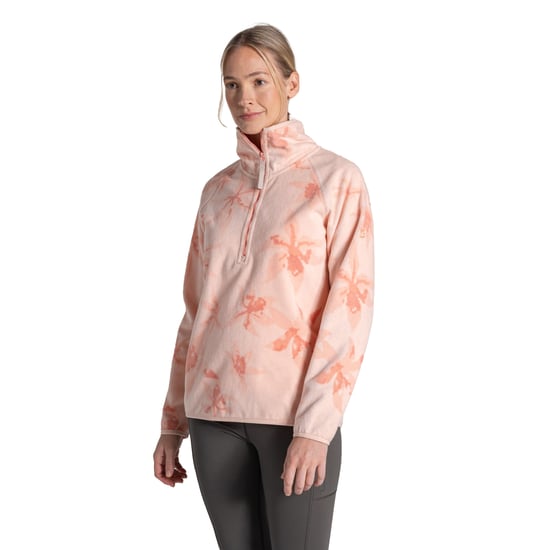 Craghoppers - "Reedmace" Fleece-Oberteil für Damen, mit halbem Reißverschluss (Pink) - Image 3