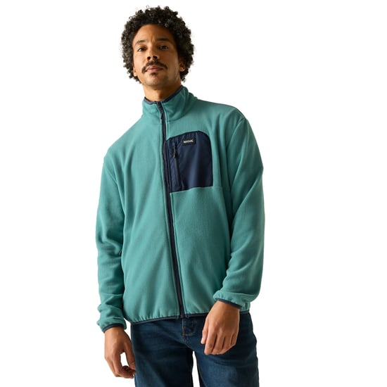 Regatta - "Frankie" Fleecejacke für Herren, Durchgehender Reißverschluss (Arktis/Marine) - Image 4