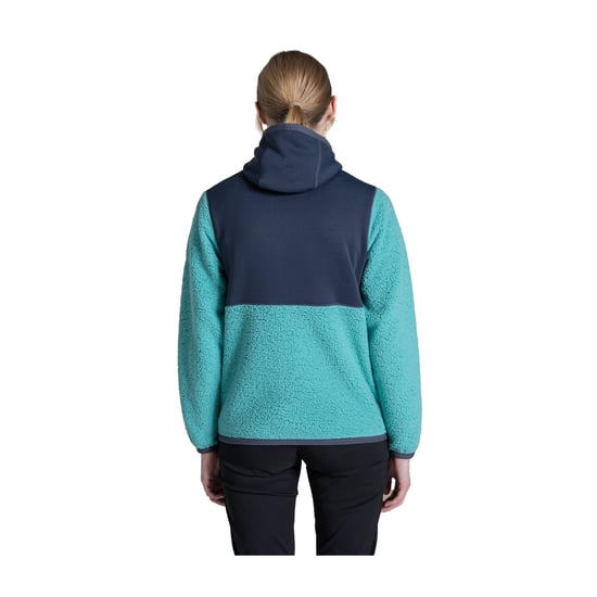 Craghoppers - "Telesto" Fleecejacke für Damen, mit Kapuze (Anthrazit/Glasiger Aquamarin) - Image 2