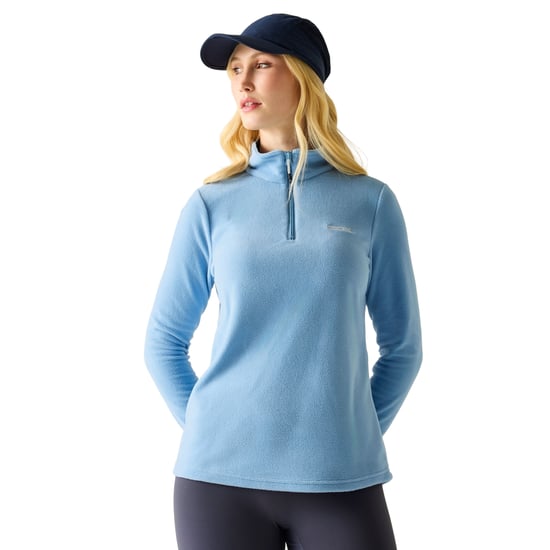 Regatta - "Sweetheart" Fleece-Oberteil für Damen, mit kurzem Reißverschluss (gewaschenes Denim) - Image 4