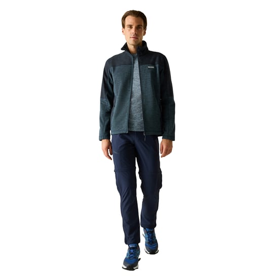 Regatta - "Highton" Midlayer für Herren, Durchgehender Reißverschluss, Fleece (Nachthimmel/Marine) - Image 4