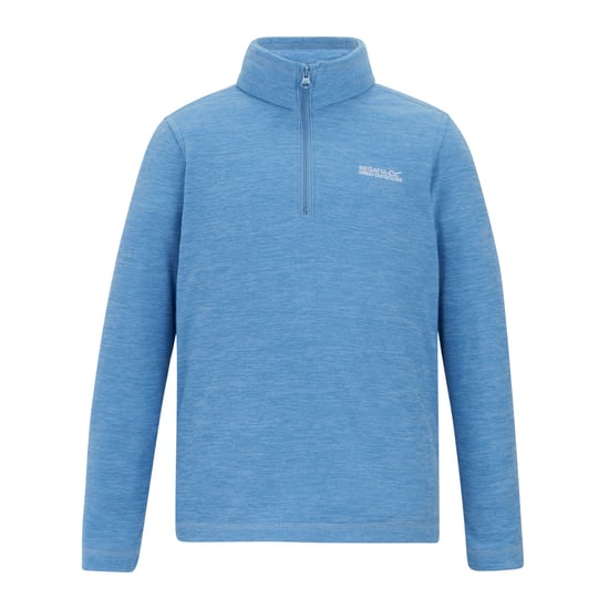 Regatta - "Hot Shot" Fleece-Oberteil für Kinder, mit kurzem Reißverschluss (gewaschenes Denim) - Image 1