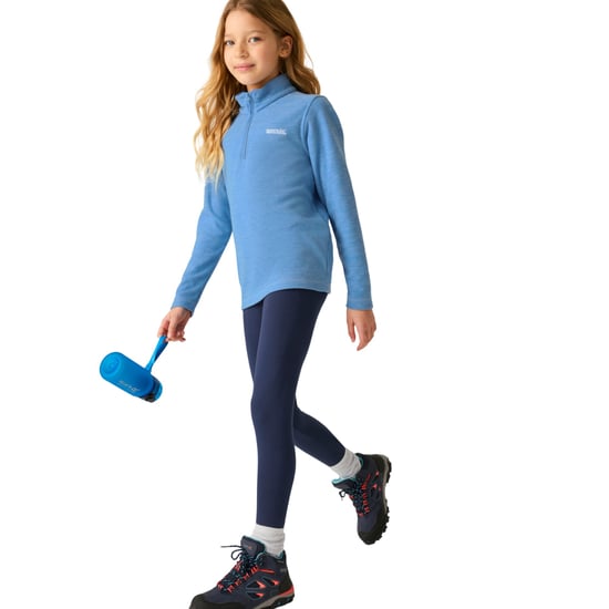 Regatta - "Hot Shot" Fleece-Oberteil für Kinder, mit kurzem Reißverschluss (gewaschenes Denim) - Image 4