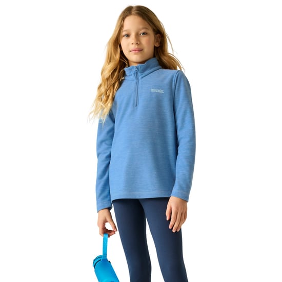 Regatta - "Hot Shot" Fleece-Oberteil für Kinder, mit kurzem Reißverschluss (gewaschenes Denim) - Image 5