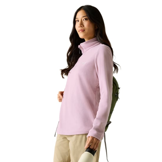 Regatta - "Sweetheart" Fleece-Oberteil für Damen, mit kurzem Reißverschluss (Puderlila) - Image 4