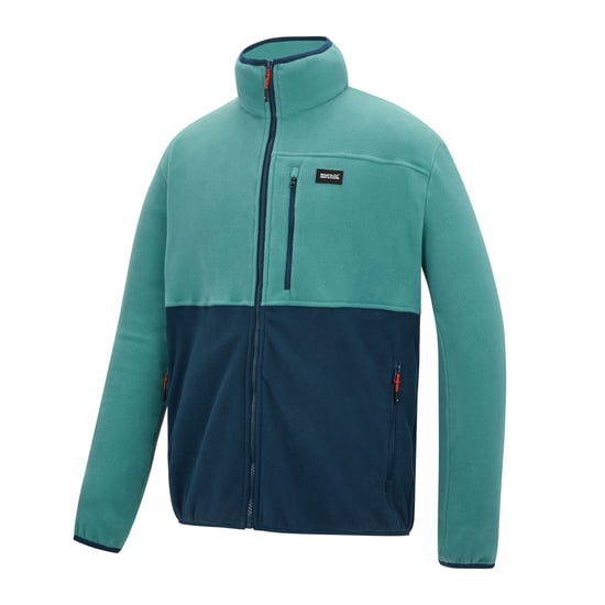 Regatta - "Frankie" Fleecejacke für Herren, Durchgehender Reißverschluss (Arktis/Dunkel-Jeansblau) - Image 3