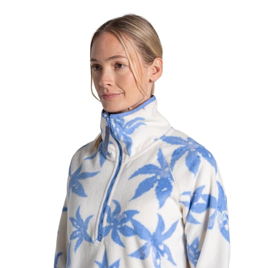 Craghoppers - "Reedmace" Fleece-Oberteil für Damen, mit halbem Reißverschluss (Immergrün Blau) - Image 3