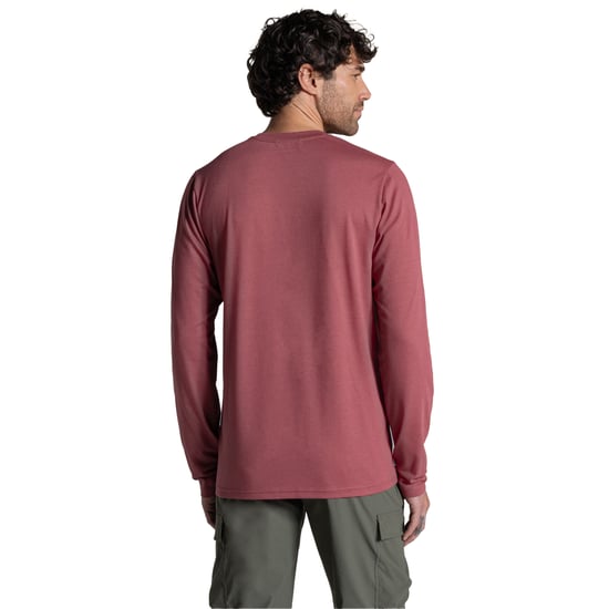 Craghoppers - "Abel" T-Shirt für Herren Langärmlig (Atlasrot) - Image 2