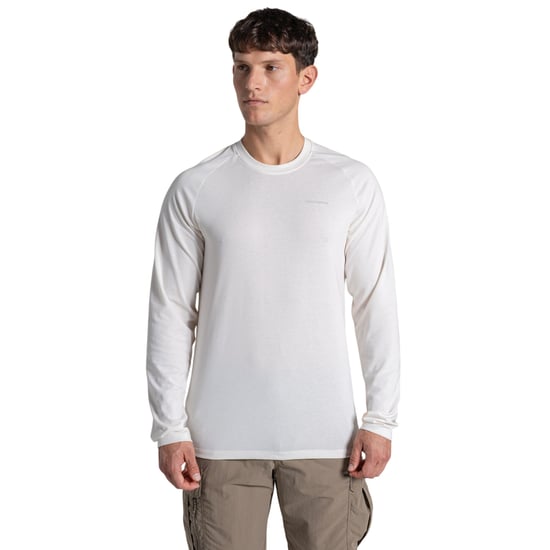Craghoppers - "Nour" T-Shirt für Herren, Nosilife, Langärmlig (Segelweiß) - Image 3
