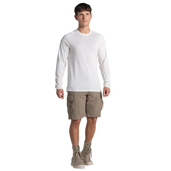 Craghoppers - "Nour" T-Shirt für Herren, Nosilife, Langärmlig (Segelweiß) - Image 4
