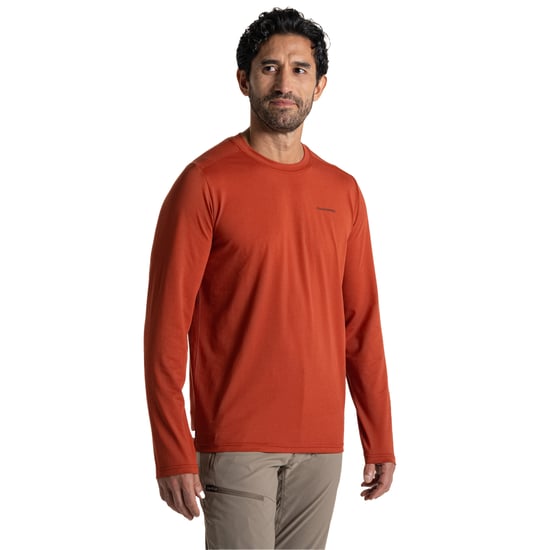Craghoppers - "Abel" T-Shirt für Herren Langärmlig (Roter Strand) - Image 3