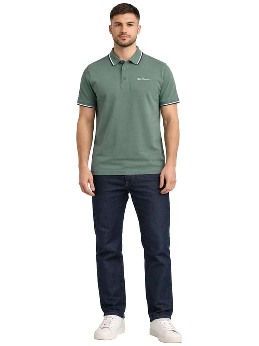 Ben Sherman | Herren Polohemd mit Kontraststreifen - Image 5