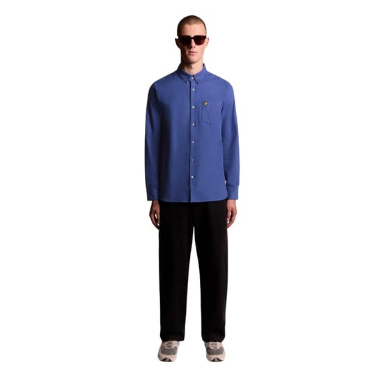 Lyle & Scott - Hemd für Herren, Flanell (Blau) - Image 4