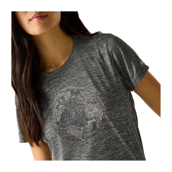 Regatta - "Fingal" T-Shirt für Damen (Dunkler Sturm meliert) - Image 3