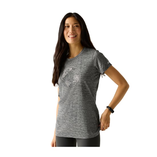 Regatta - "Fingal" T-Shirt für Damen (Dunkler Sturm meliert) - Image 4