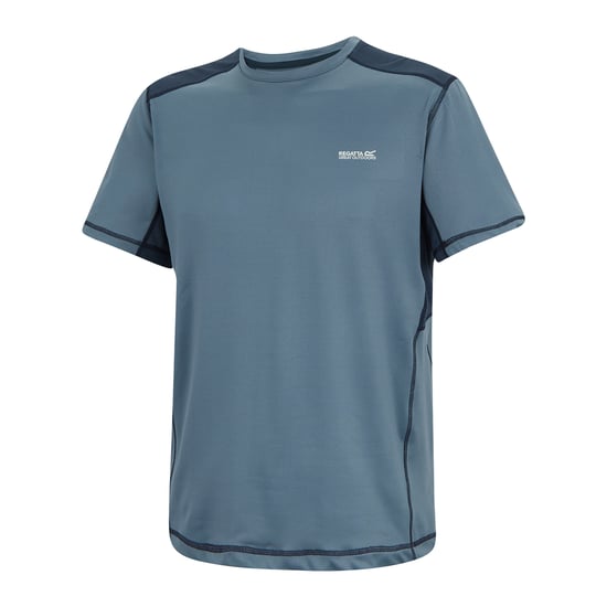 Regatta - "Virda" T-Shirt für Herren (Blassblau/Marine) - Image 3