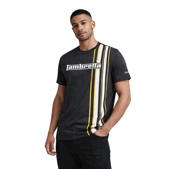 Lambretta - T-Shirt für Herren (Eisen/Gold) - Image 3