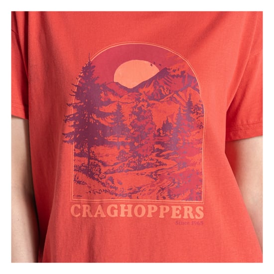 Craghoppers - "Yago" T-Shirt für Damen (Kompottrot) - Image 3