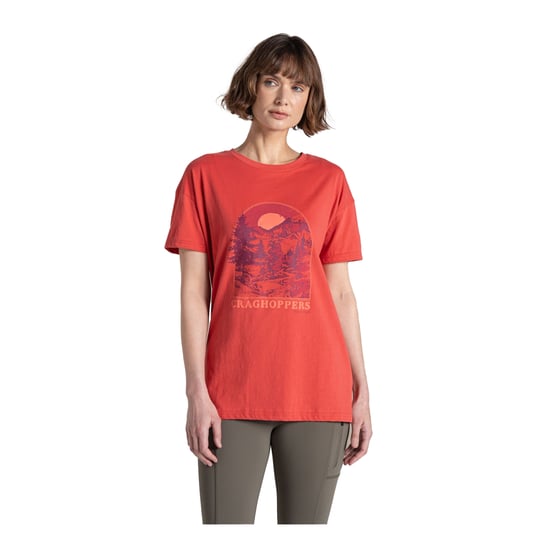 Craghoppers - "Yago" T-Shirt für Damen (Kompottrot) - Image 4