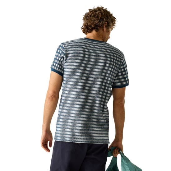 Regatta - "Benlin" T-Shirt für Herren (Dunkel-Jeansblau/Grauweiß) - Image 4