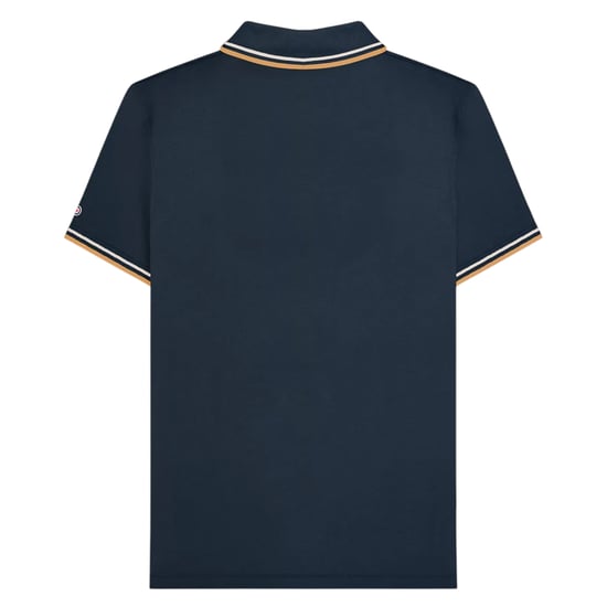 Lambretta - "SS25" Poloshirt für Herren (Marine/Holzasche/Tabak) - Image 2