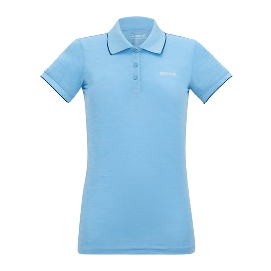 Regatta - "Remex II" Poloshirt für Damen (gewaschenes Denim) - Image 1